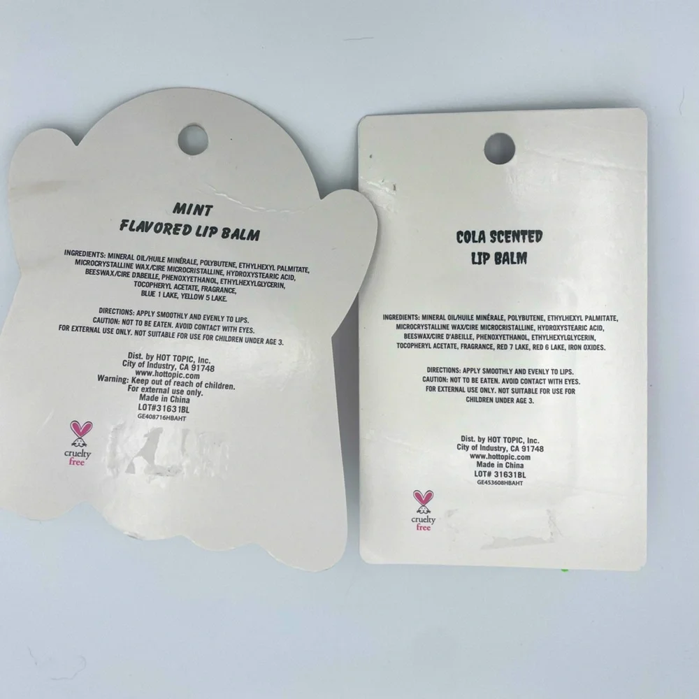 Pair of Spooky Lip Balms NIB